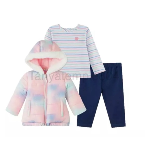 Little Me Other - Kids Little me 3 piece outfit shirt pants jacket 4T